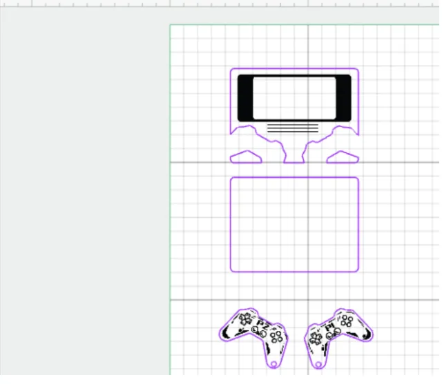 手柄拼接钥匙链【xTool 全系列通用】插图1